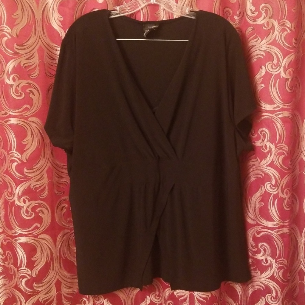 East 5th black blouse